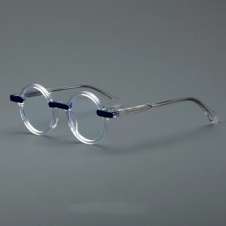 Men Women Acetate Frame Eyeglasses Clear Lens Fashion Round Glasses Frames New