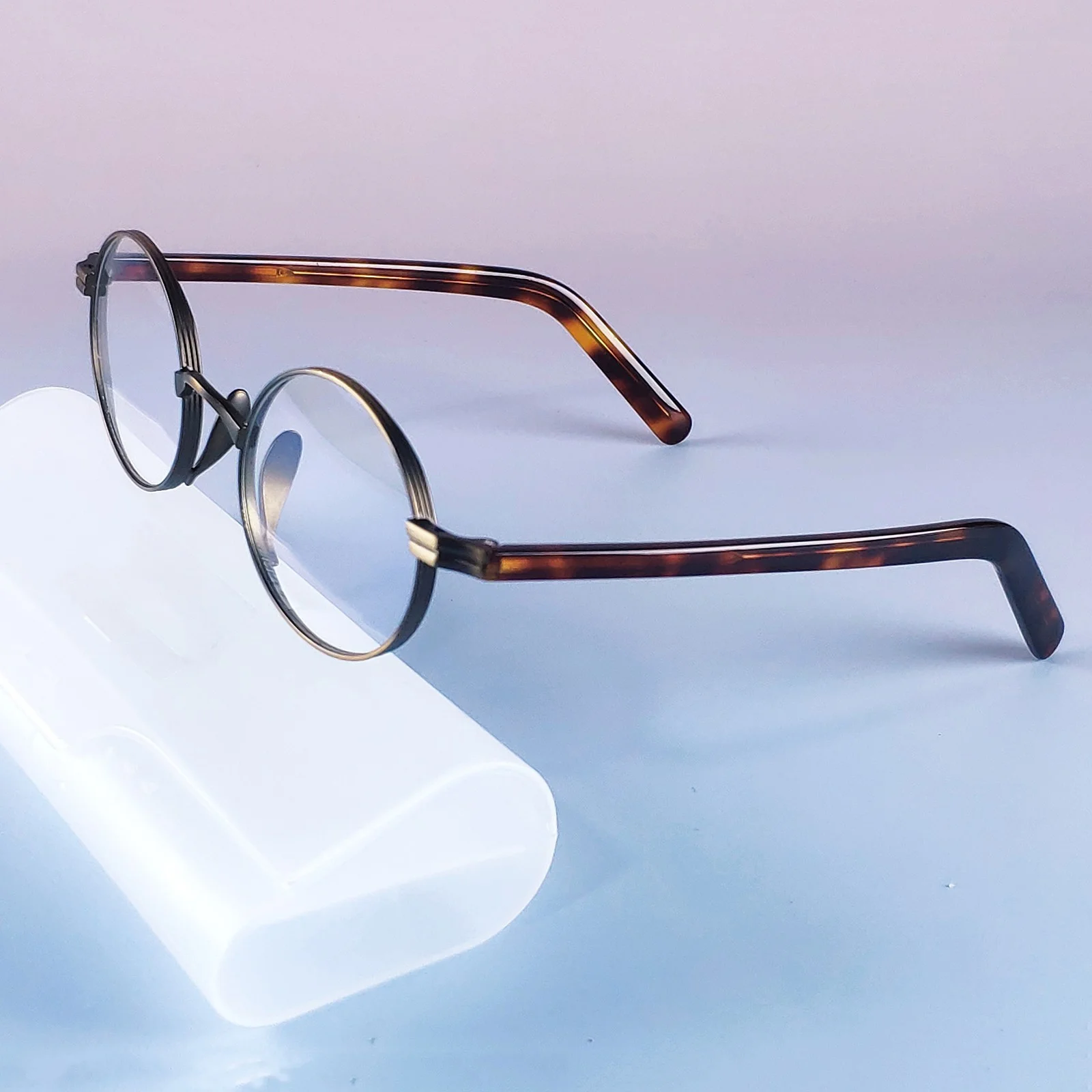 Men Women Acetate Frame Eyeglasses Clear Lens Fashion Round Glasses Frames New 2